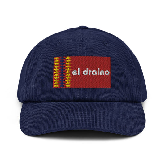 Navy Corduroy Cap