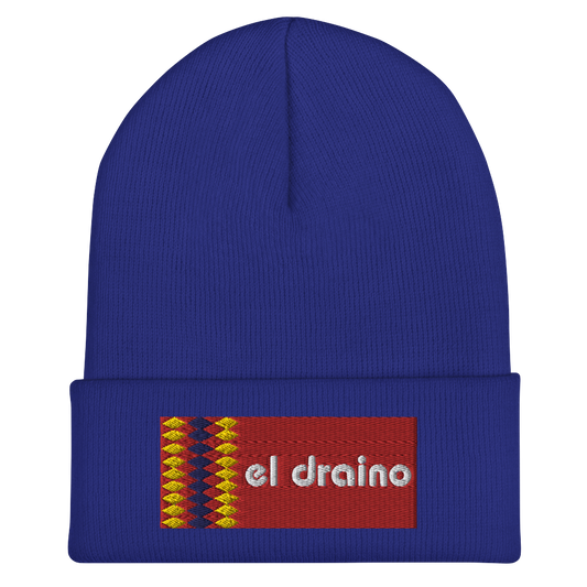 Blue Cuffed Beanie